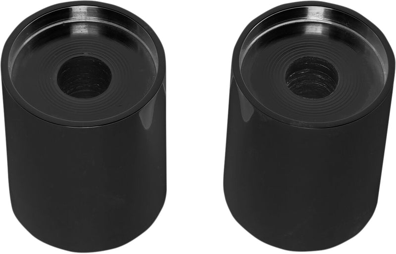 LA Choppers 2 Inch Tall Riser Extensions For (1-1/2) Handlebars In Black For Universal Fitment Black| Gloss #LA-7413-53B