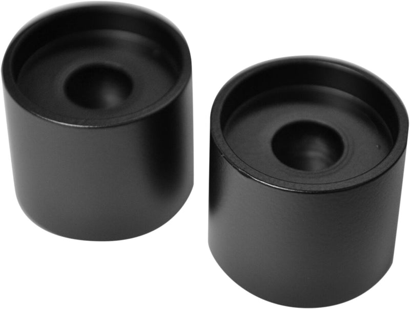 LA Choppers 1-1/4 Inch Handlebar Riser Handlebar Riser 1 Inch Rise in Black Flat Aluminium