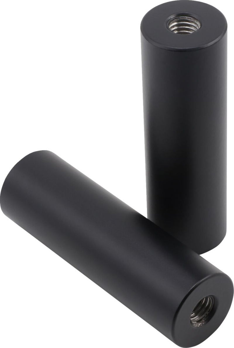 LA Choppers 4 Inch Kage Fighter Riser in Matt Black Black| Flat