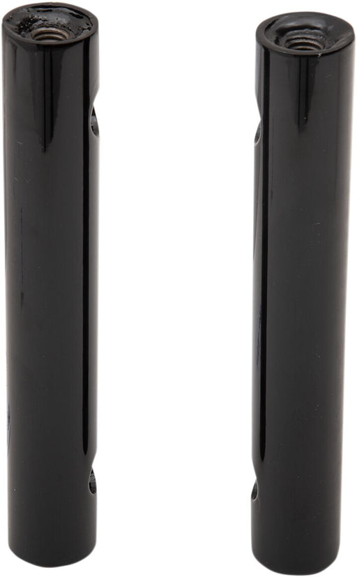 LA Choppers 8 Inch Kage Fighter Risers in Gloss Black Black| Gloss
