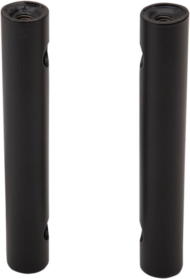 LA Choppers 8 Inch Kage Fighter Risers in Matt Black Black| Flat