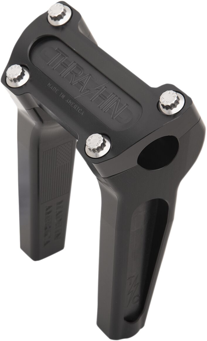 Thrashin Supply Co. 6 Inch Straight OG Handlebar Riser In Black