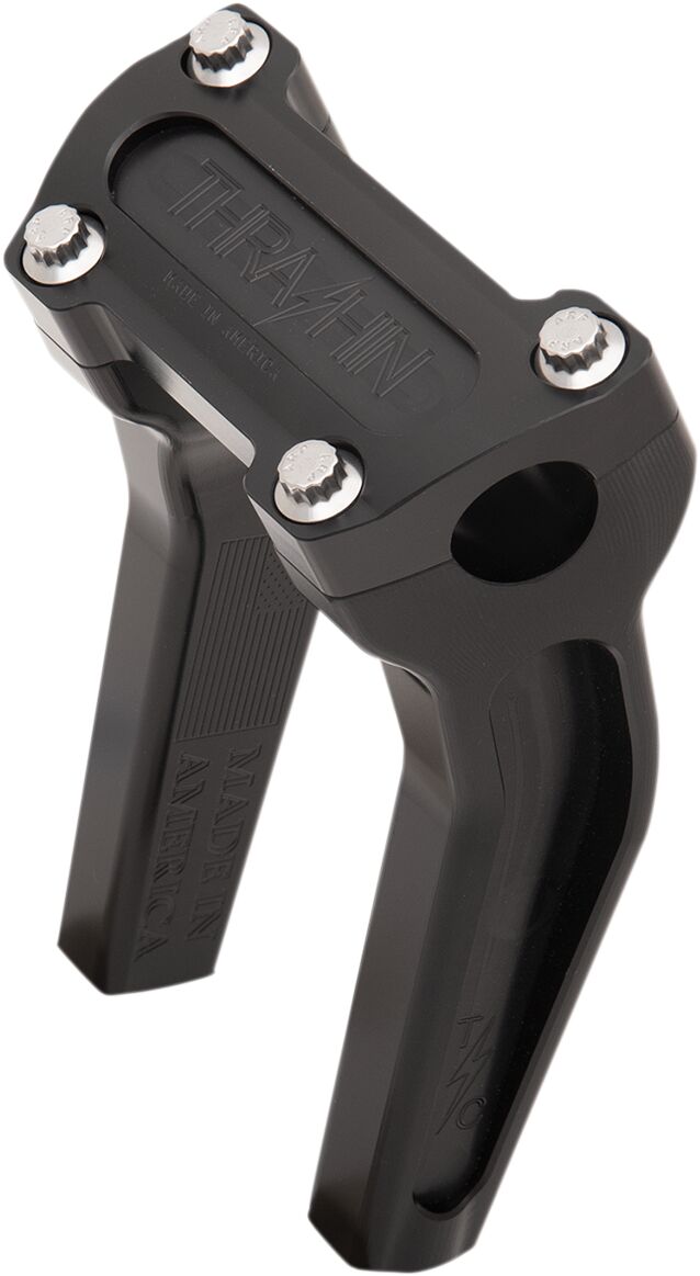 Thrashin Supply Co. 6.5 Inch Tall Pullback OG Handlebar Riser In Black