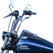 Thrashin Supply Co. 9.5 Inch Tall Pullback OG Handlebar Riser In Chrome