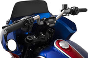 Thrashin Supply Co. 6 Inch Straight Handlebar Riser In Black With Gauge Cut Out