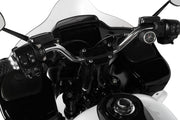Thrashin Supply Co. 8 Inch Straight Handlebar Riser With Gauge Cut Out In Black