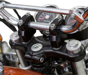 S&S Cycle Handlebar Risers Black 6061-T6 Aluminium Kit