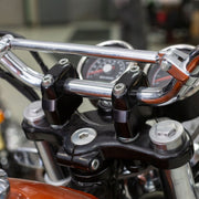 S&S Cycle Handlebar Risers Black 6061-T6 Aluminium Kit