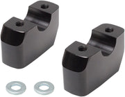 S&S Cycle Handlebar Risers Black 6061-T6 Aluminium Kit