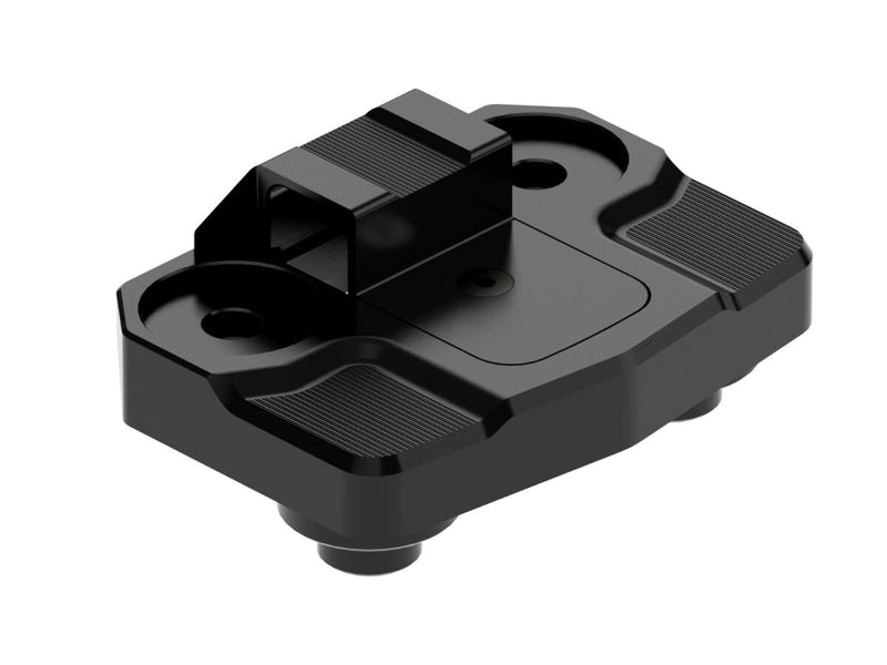 Rick's Motorcycles Riser relocation plate 40mm for 2020-2024 Harley-Davidson Black Kit