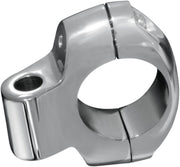Kuryakyn Accessory Clamp Mount For 1 1/4 Inch Handlebars In Chrome