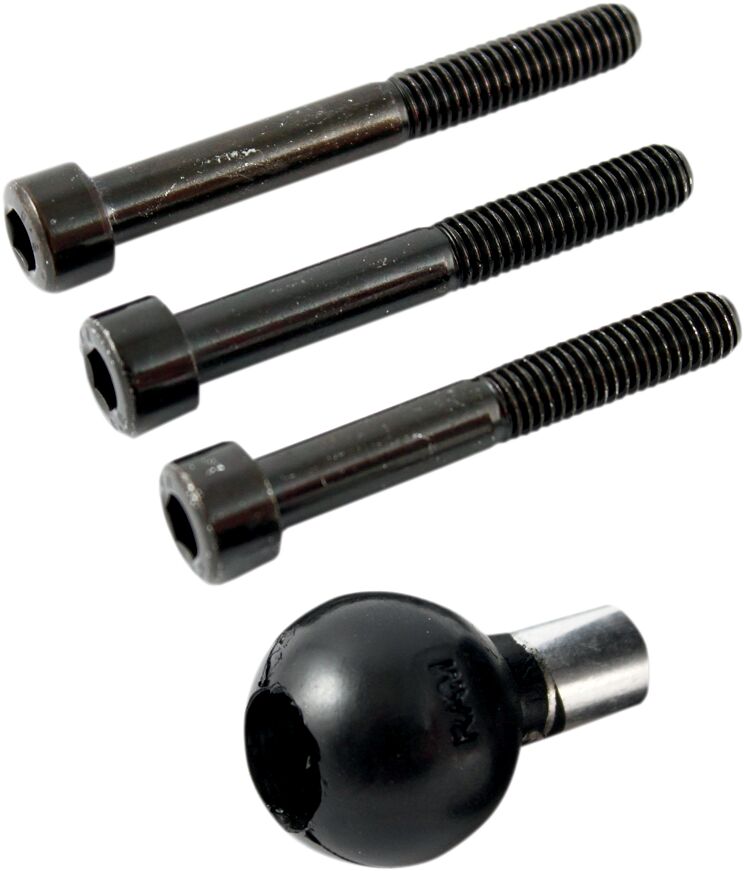 RAM Mounts Universal Ball Mount Base Black Powder-Coated Mounting Aluminium Rubber Kit