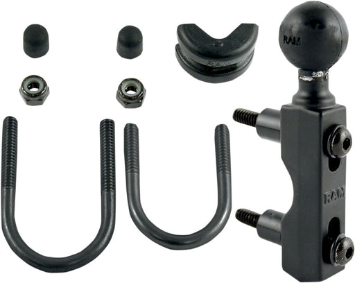 RAM Mounts Universal Ball Mount Base Black Powder-Coated Mounting Aluminium Rubber Kit