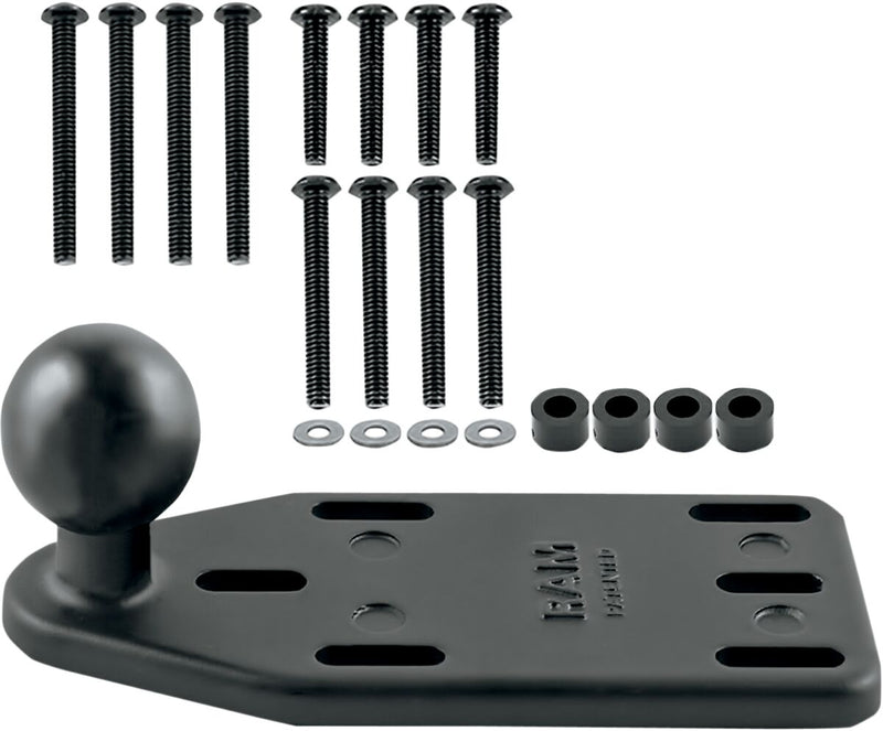 RAM Mounts Brake/Clutch Reservoir Cover Mount Base with 1" Ball Black Powder-Coated Diamond Mounting Aluminium Kit