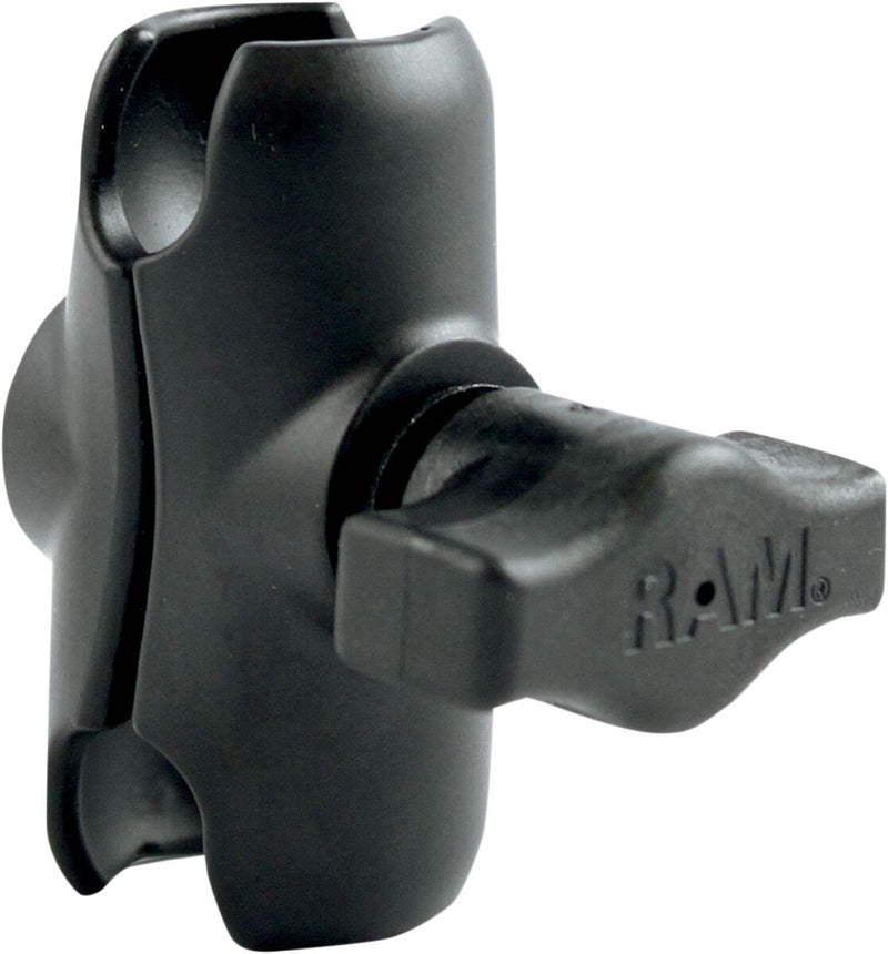 RAM Mounts Double Socket Arm Black Powder-Coated Universal Mounting Aluminium