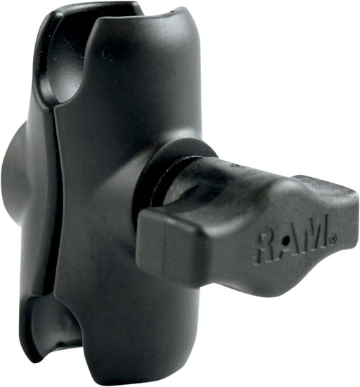 RAM Mounts Double Socket Arm Black Powder-Coated Universal Mounting Aluminium