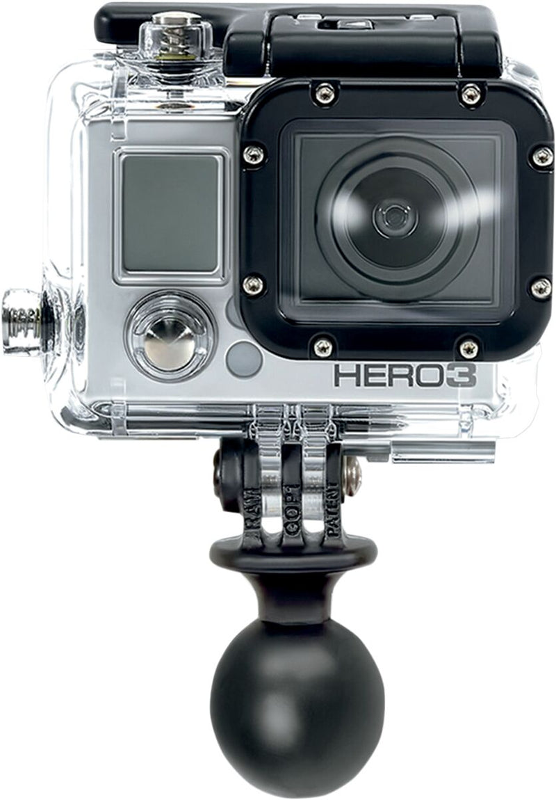RAM Mounts GoPro® Camera Adapter Black Flat Mounting Composite