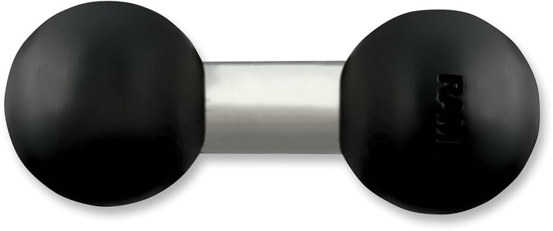RAM Mounts Double 1" Ball Adapter Black Flat Double Ball Aluminium