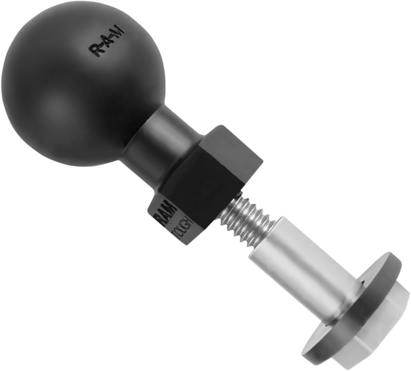 RAM Mounts Universal Ball Mount Base Black Powder-Coated Mounting Aluminium Rubber Kit