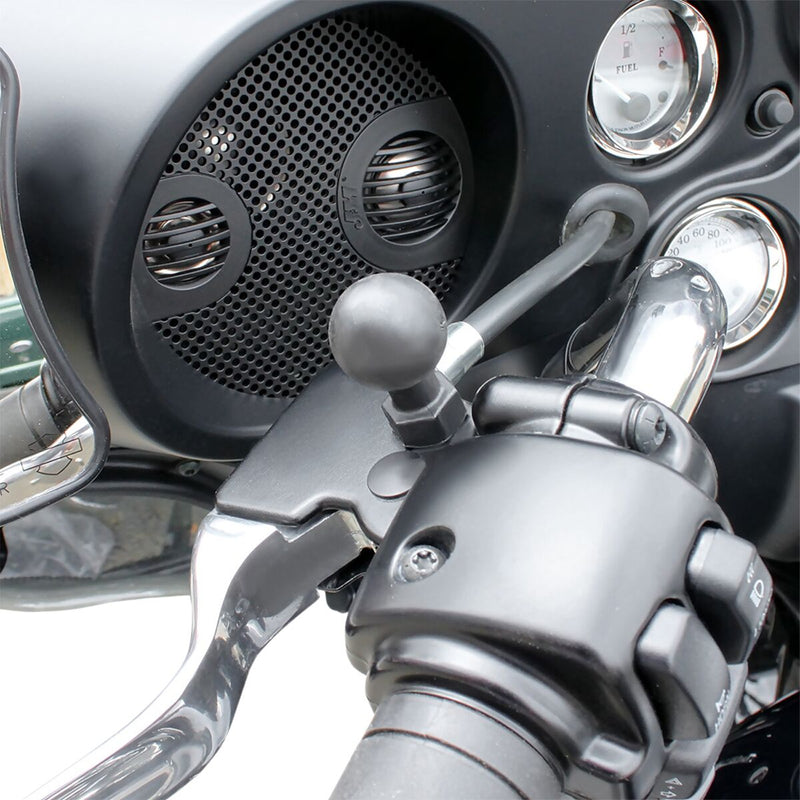 RAM Mounts Universal Ball Mount Base Black Powder-Coated Mounting Aluminium Rubber Kit
