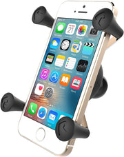 RAM Mounts X-Grip® IV Large Device Cradle Black Flat Phone Tablet Composite Stainless Steel Each