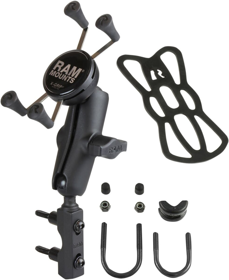 RAM Mounts X-Grip® Mount Kit Cradle Black Powder-Coated Mounting Phone Aluminium