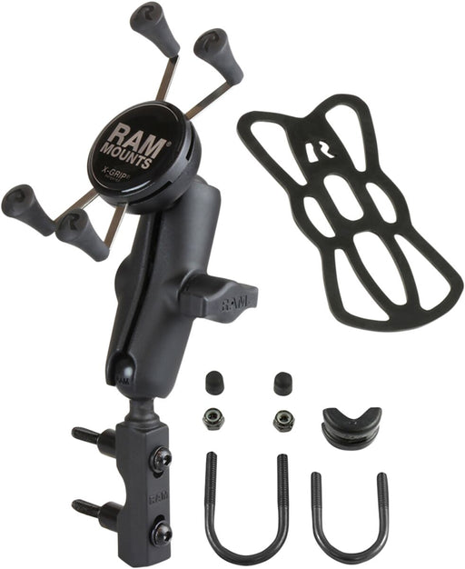 RAM Mounts X-Grip® Mount Kit Cradle Black Powder-Coated Mounting Phone Aluminium