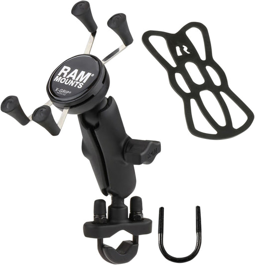 RAM Mounts X-Grip® Mount Kit Cradle Black Powder-Coated Mounting Phone Aluminium
