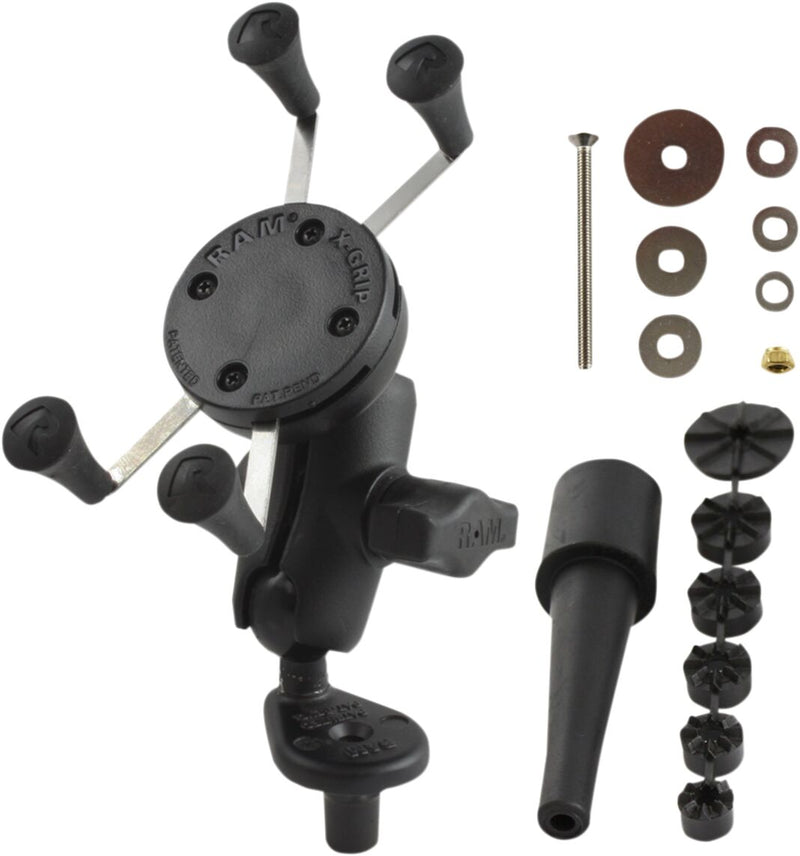 RAM Mounts X-Grip® Mount Kit Cradle Black Powder-Coated Mounting Phone Aluminium