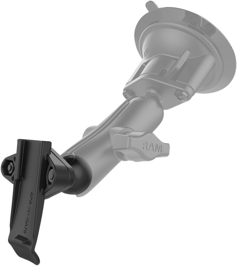 RAM Mounts Spine Clip Holder with Ball for Garmin Handheld Devices Black Flat Universal GPS Aluminium Each