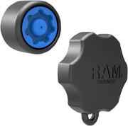 RAM Mounts Pin-Lock Security Knob Black Flat 1" Plastic #RAP-S-KNOB3