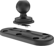 RAM Mounts Tough-Track™ Top-Loading Composite 3" Track Black Flat Mounting Base Each