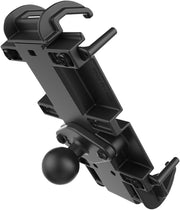 RAM Mounts Quick Grip™ Phone Holder with Ball Quick-Grip™ XL Cradle Black Flat Universal Composite #RAM-HOL-PD4238A