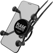 RAM Mounts X-Grip® Kit with Bicycle Base EZ-On/Off™ Device Mount Black Phone Composite Stainless Steel