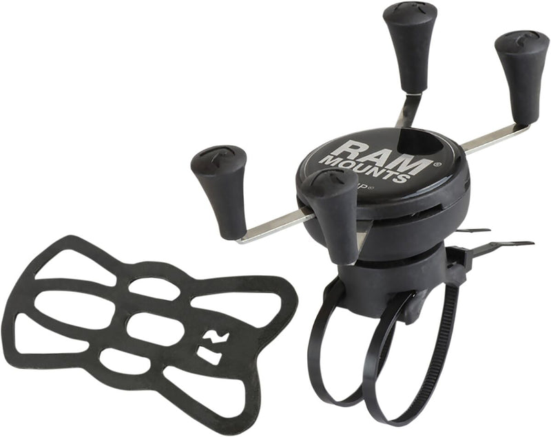 RAM Mounts X-Grip® Kit with Bicycle Base EZ-On/Off™ Device Mount Black Phone Composite Stainless Steel