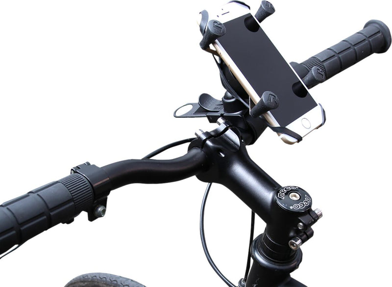 RAM Mounts X-Grip® Phone Mount with EZ-Strap™ Rail Mount Device Mount Black Composite Stainless Steel Kit