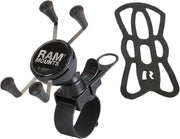 RAM Mounts X-Grip® Phone Mount with EZ-Strap™ Rail Mount Device Mount Black Composite Stainless Steel Kit