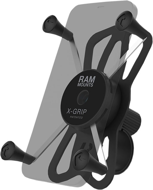 RAM Mounts X-Grip® Phone Mount with RAM® Tough-Strap™ Handlebar Base for 2010 Harley-Davidson FLHX 1584 Device Mount Black Large Phone Composite St...