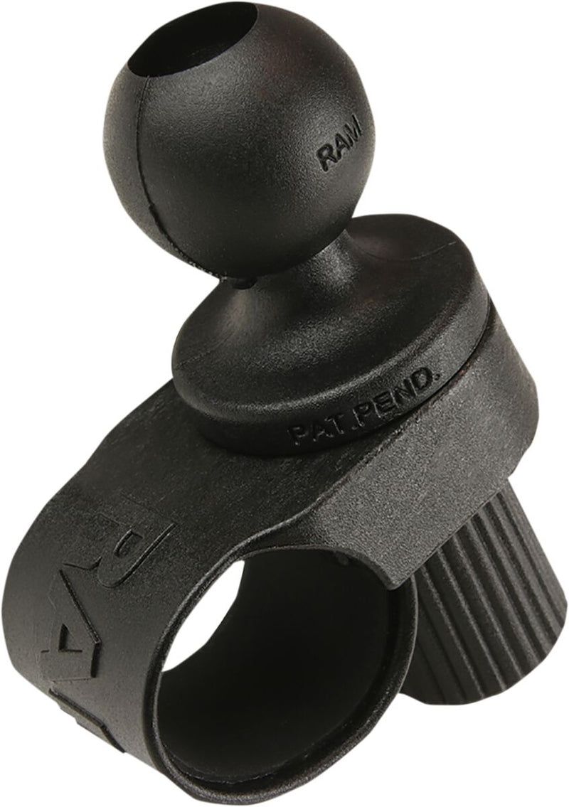 RAM Mounts Tough-Strap™ Handlebar Ball Base for 2011 Harley-Davidson FLHX 1690 ABS Mount Adapter Black Composite Stainless Steel Kit
