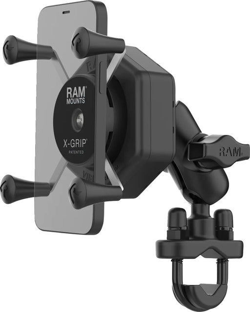 RAM Mounts X-Grip® Mount Kit Vibe Safe™ Cradle Black Powder-Coated Mounting Phone Aluminium