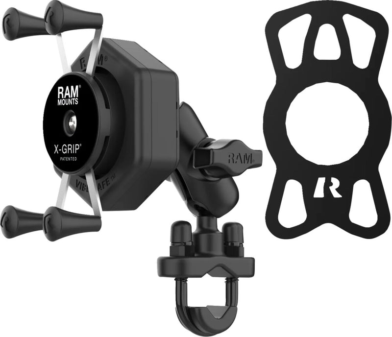 RAM Mounts X-Grip® Mount Kit Vibe Safe™ Cradle Black Powder-Coated Mounting Phone Aluminium #RAM-B-149Z-A-UN7-462