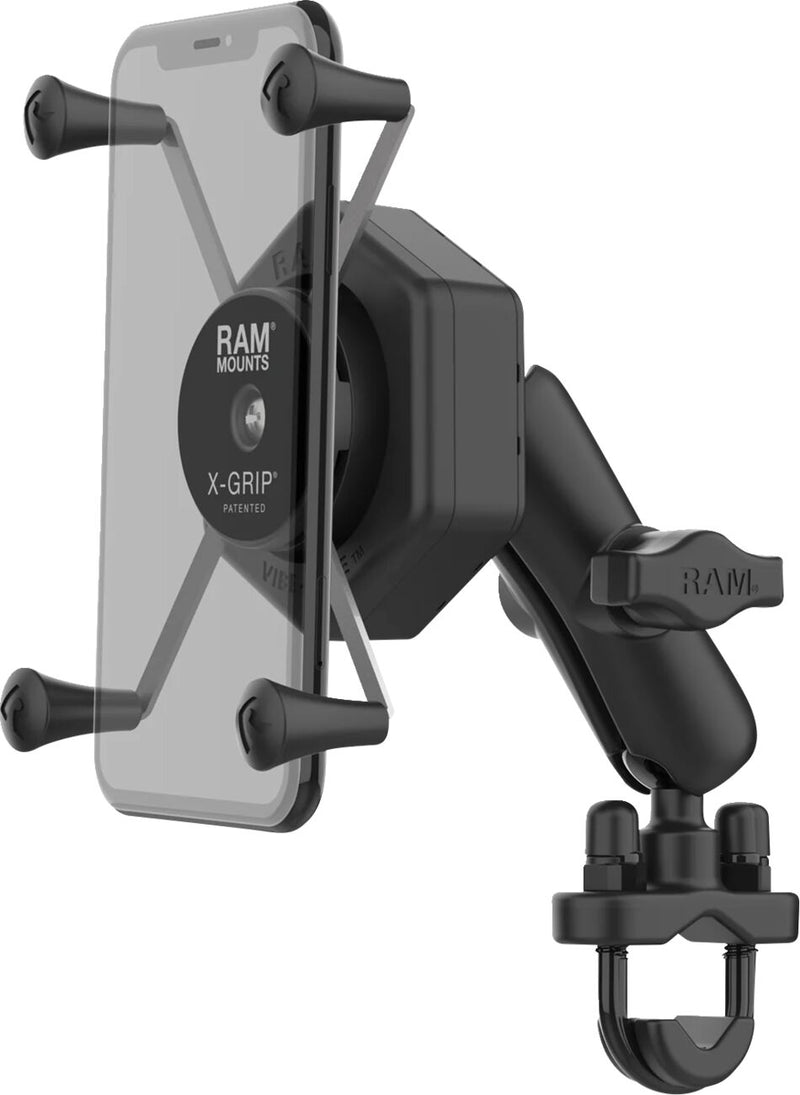 RAM Mounts X-Grip® Mount Kit Vibe Safe™ Cradle Black Powder-Coated Mounting Phone Aluminium #RAM-B-149Z-UN10-462