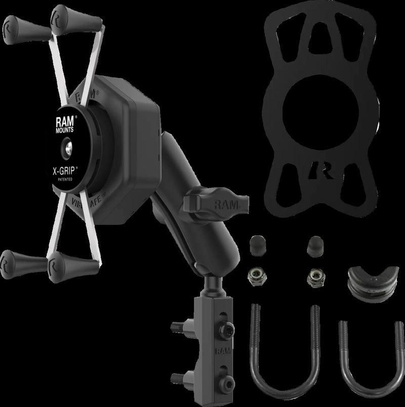 RAM Mounts X-Grip® Mount Kit Vibe Safe™ Cradle Black Powder-Coated Mounting Phone Aluminium