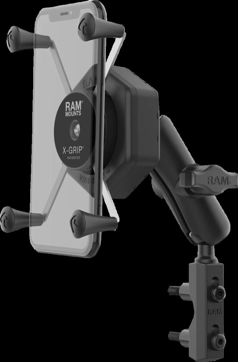 RAM Mounts X-Grip® Mount Kit Vibe Safe™ Cradle Black Powder-Coated Mounting Phone Aluminium