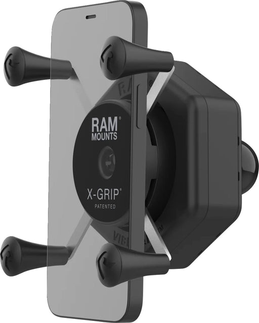 RAM Mounts X-Grip® Mount Kit Vibe Safe™ Cradle Black Powder-Coated Mounting Phone Aluminium
