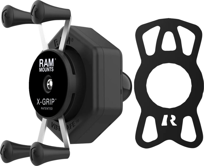 RAM Mounts X-Grip® Mount Kit Vibe Safe™ Cradle Black Powder-Coated Mounting Phone Aluminium #RAM-HOL-UN7B-462