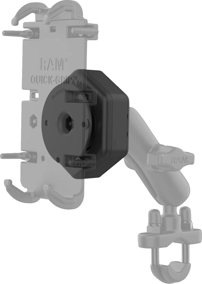 RAM Mounts Vibe Safe Adapter Vibe Safe™ Black Flat Anti-Vibration Accessory Composite Each
