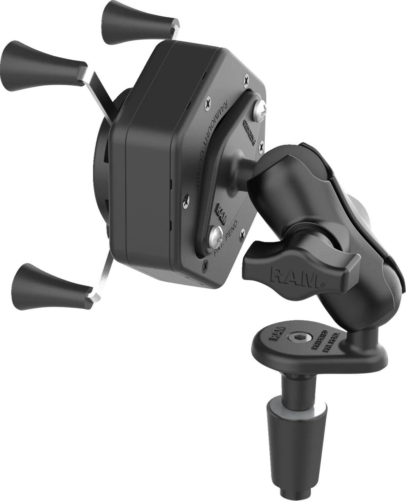 RAM Mounts X-Grip® Mount Kit Vibe Safe™ Cradle Black Powder-Coated Mounting Phone Aluminium #RAM-B-176-A-UN7-462