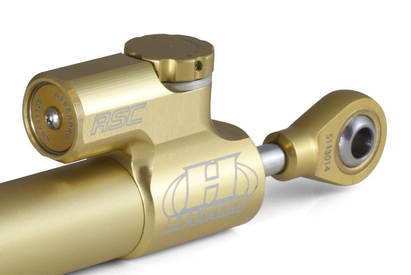 Hyperpro RSC Steering Damper Gold Aluminium #DS-075G-NP1-R