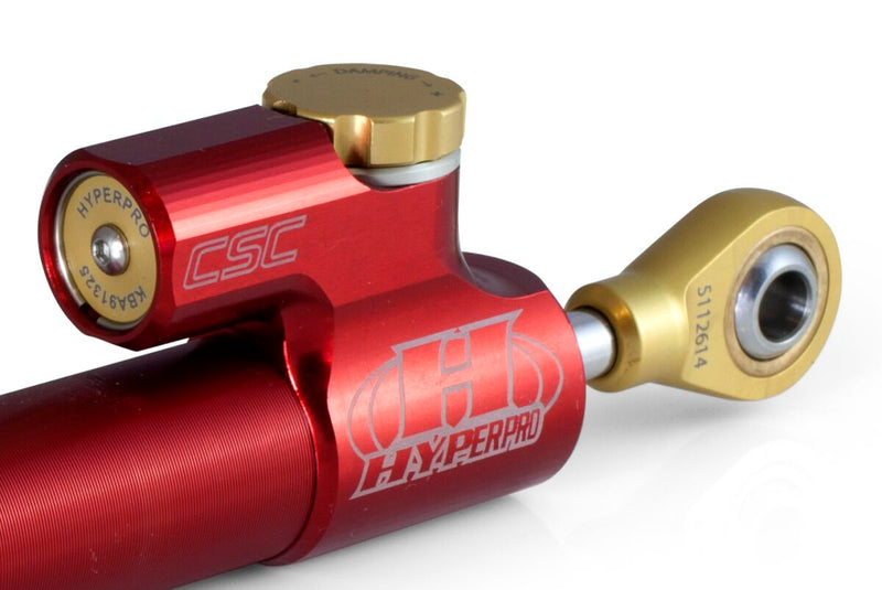Hyperpro CSC Steering Damper Red Aluminium Kit #DS-075R-NL1